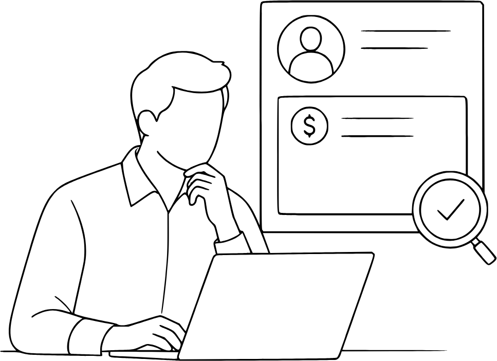 Broker credit screening